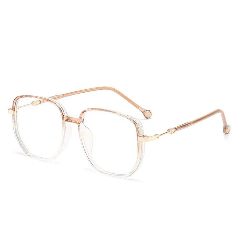 LuxeVision Stylish Anti-Blue Light Reading Glasses-Gold-+1.00-State of Style