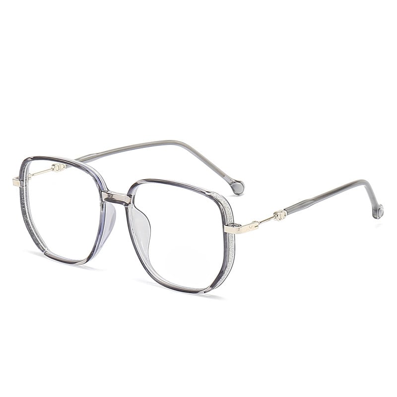 LuxeVision Stylish Anti-Blue Light Reading Glasses-Grey-+1.00-State of Style