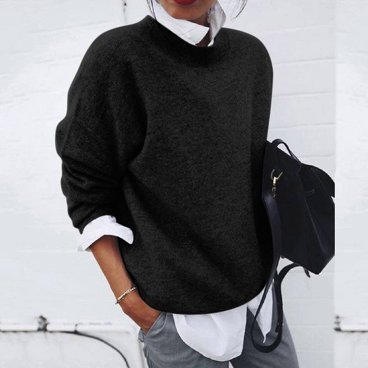 Luxurious and Comfortable Cashmere Sweater - Velaria-Black-S-State of Style