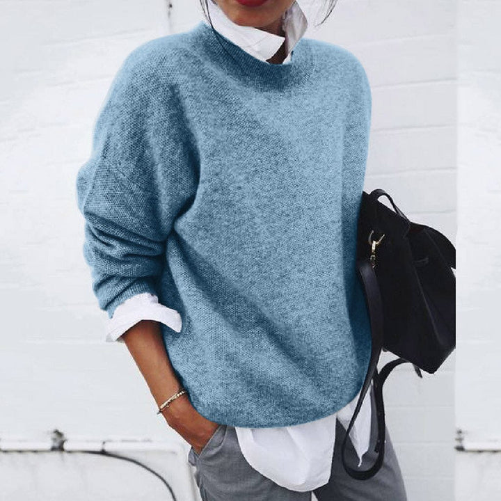 Luxurious and Comfortable Cashmere Sweater - Velaria-Blue-S-State of Style
