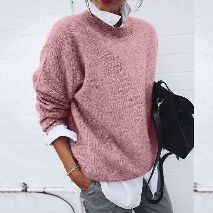 Luxurious and Comfortable Cashmere Sweater - Velaria-Pink-S-State of Style