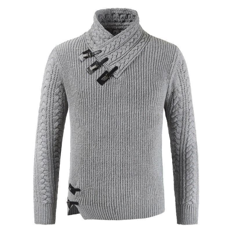 Luxurious Cashmere Sweater for Men – Oliver-Grey-S-State of Style