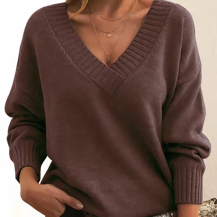 Luxurious Cashmere Sweater - Isabella-Brown-S-State of Style