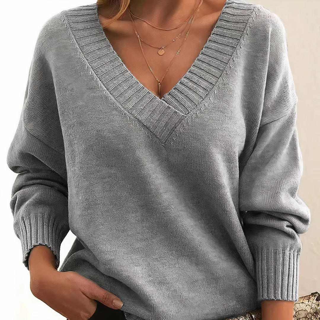 Luxurious Cashmere Sweater - Isabella-Grey-S-State of Style