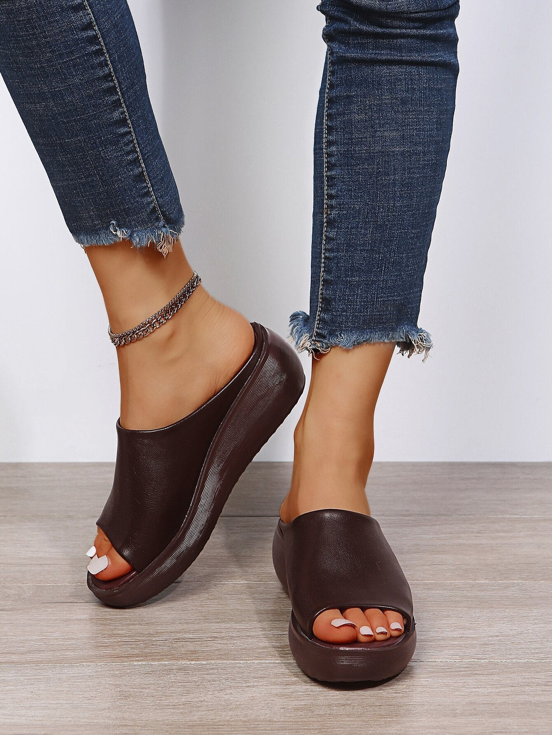 Luxurious Comfort Slippers with Ergonomic Design – Seraphina-Brown-3-State of Style