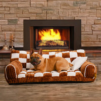 Luxurious Dog Bed Sofa - King's Chillout Sofa-M-Brown-State of Style