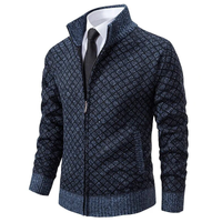 Luxurious Knitted Men's Sweater - Oliver-Blue-XS-State of Style