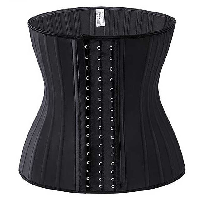 Luxurious Latex Waist Trainer with Colombian Technology - Sandrine-Black-XS-State of Style