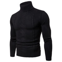 Luxurious men's sweater - AlpineEdge-Black-S-State of Style
