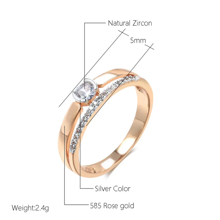 Luxurious Natural Zircon Ring | Elegant Statement Jewellery-7-State of Style