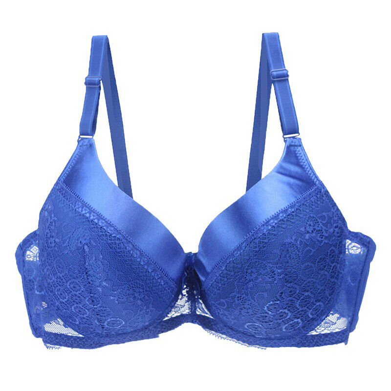 Luxurious Plus Size Lace Bra – Elegant & Supportive-Blue-12B-State of Style