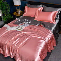 Luxurious Satin Duvet Cover - SilkSerenity-Silver-150X200CM-State of Style