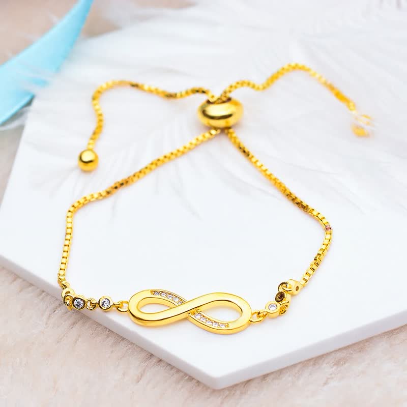 Luxurious Women's Bracelet | Elegant Chain Jewellery-Gold-State of Style