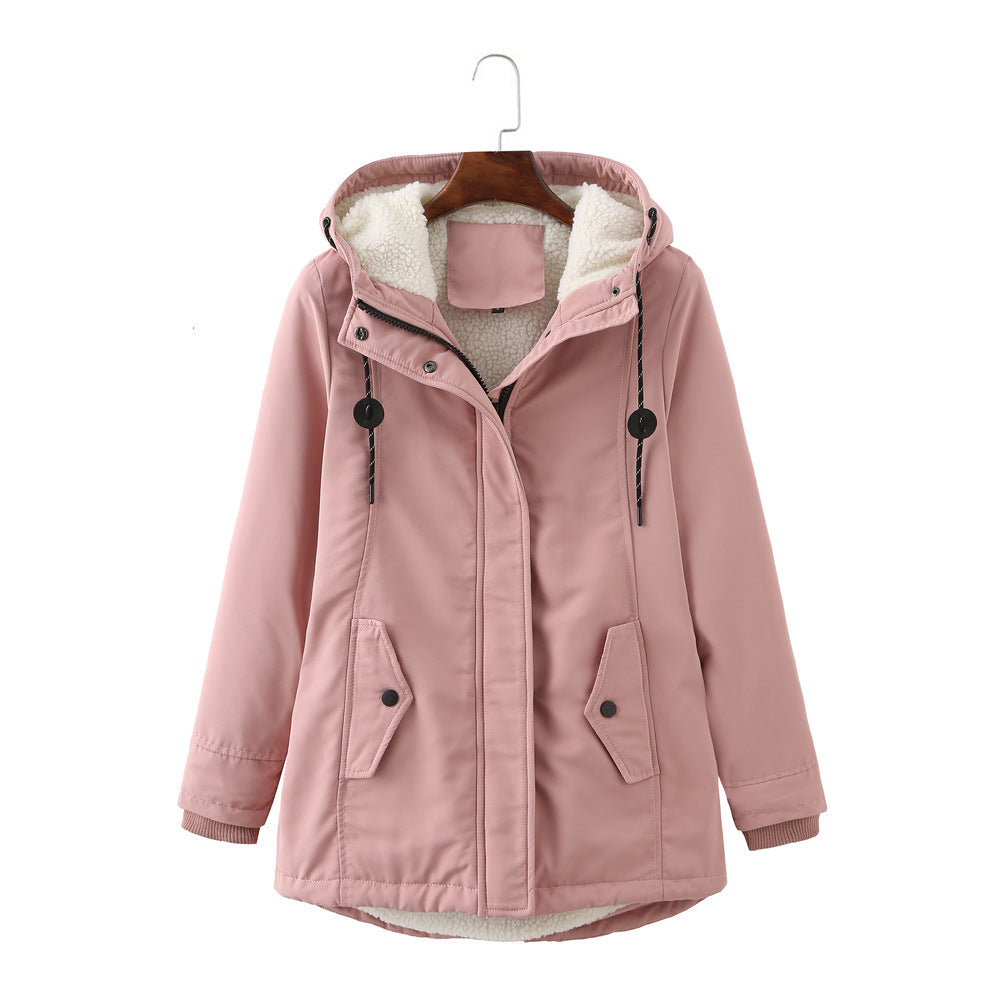 Luxurious Women's Winter Coat – Aurora-Olive Green-S-State of Style