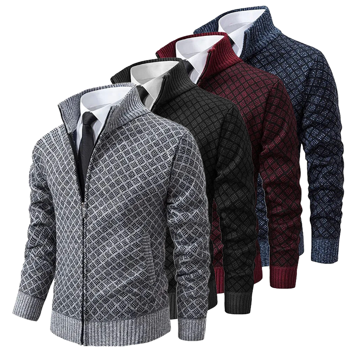 Luxuriously Knitted Jumper - Oliver-Grey-XS-State of Style