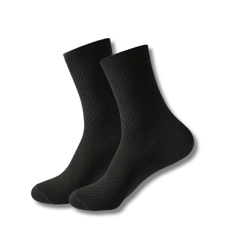 Luxury Bamboo Socks - BambooSoft-1 + 1 Free-Black-38-41-State of Style