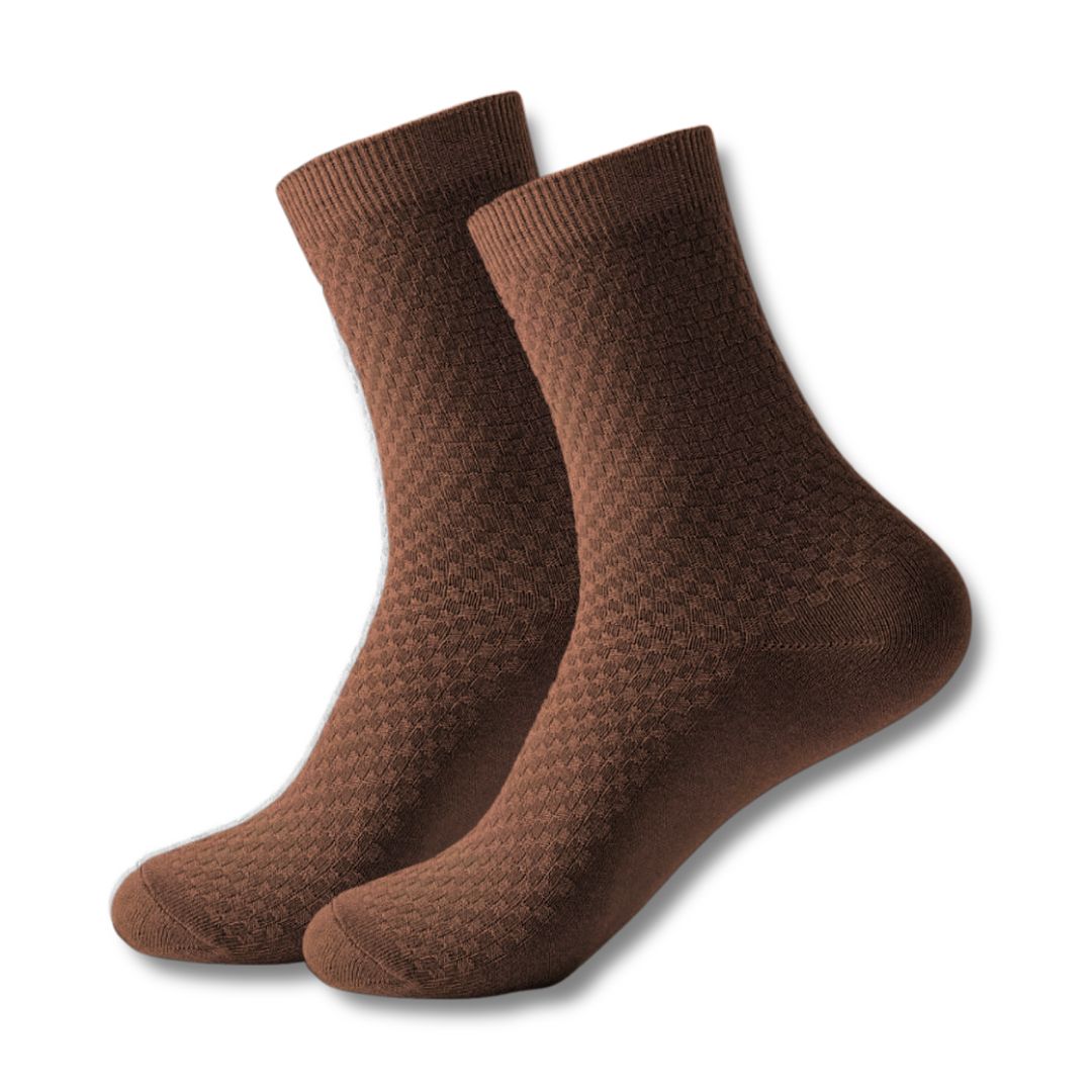 Luxury Bamboo Socks - BambooSoft-1 + 1 Free-Brown-38-41-State of Style
