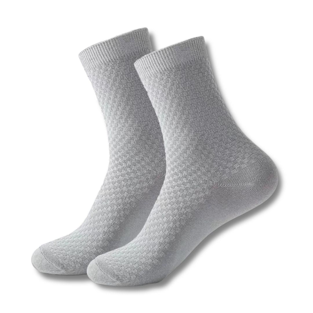 Luxury Bamboo Socks - BambooSoft-1 + 1 Free-Grey-38-41-State of Style