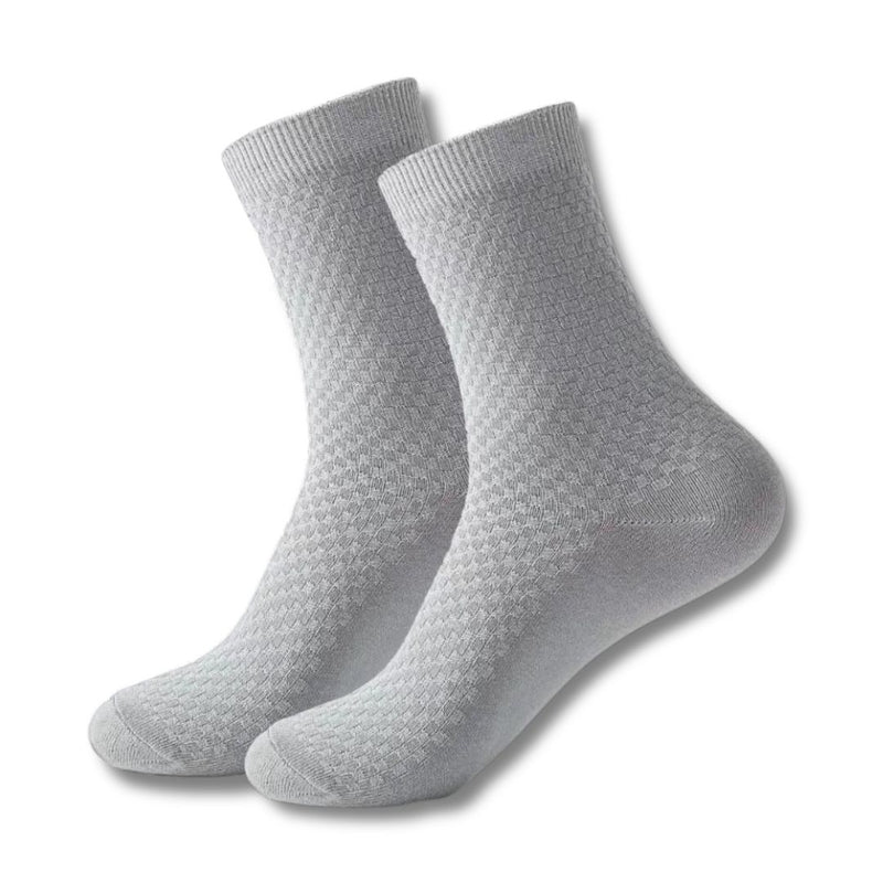Luxury Bamboo Socks - BambooSoft-1 + 1 Free-Grey-38-41-State of Style
