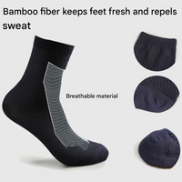 Luxury Bamboo Socks - BambooSoft-1 + 1 Free-Grey-38-41-State of Style