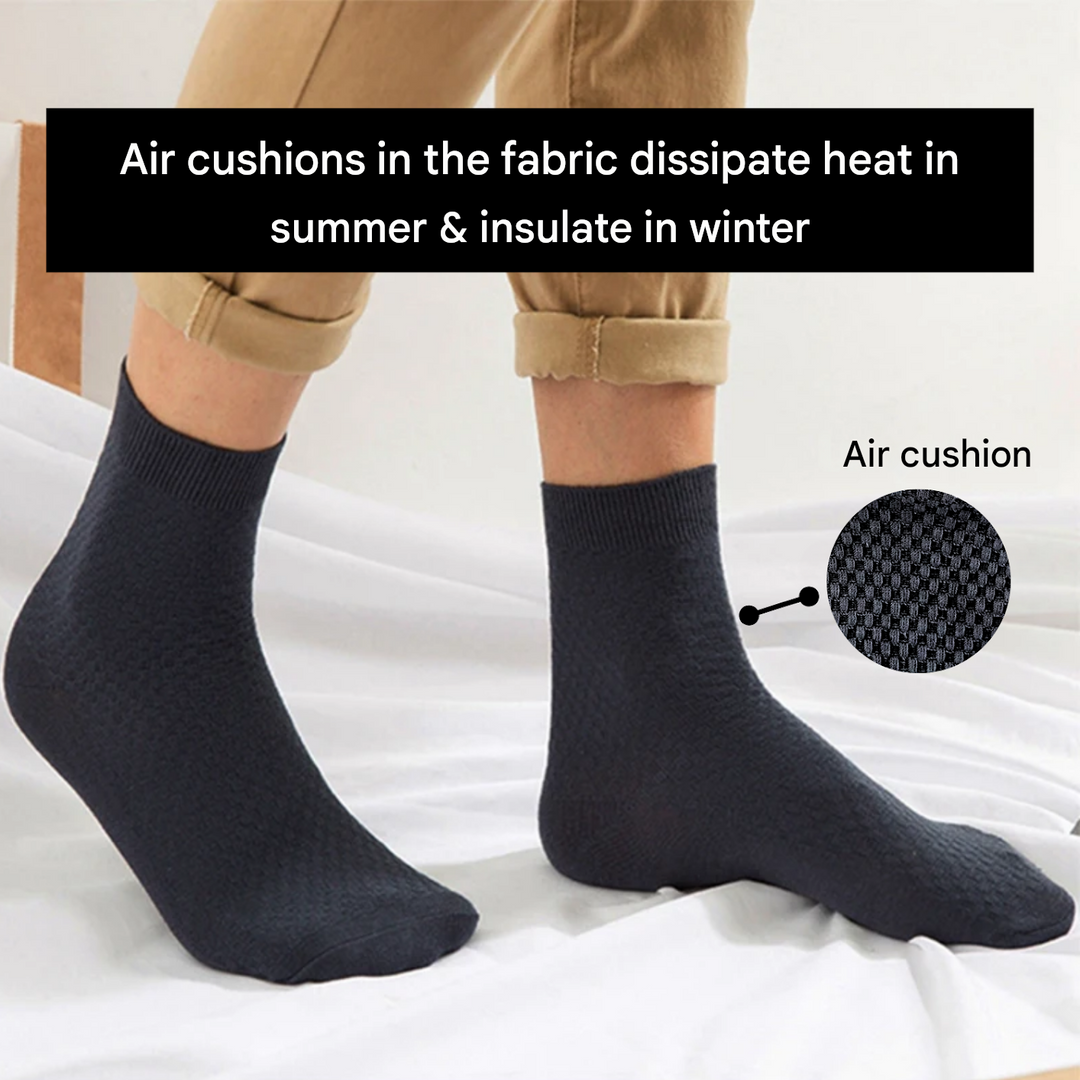 Luxury Bamboo Socks - BambooSoft-1 + 1 Free-Grey-38-41-State of Style