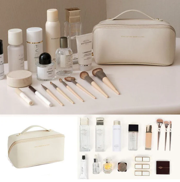 Luxury Beauty Case - BelleVault-Beige-State of Style