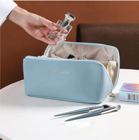 Luxury Beauty Case - BelleVault-Blue-State of Style