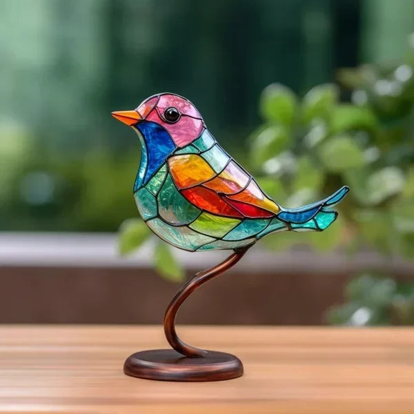 Luxury Bird Figurines in Coloured Glass - EleganBird-1 Bird-State of Style