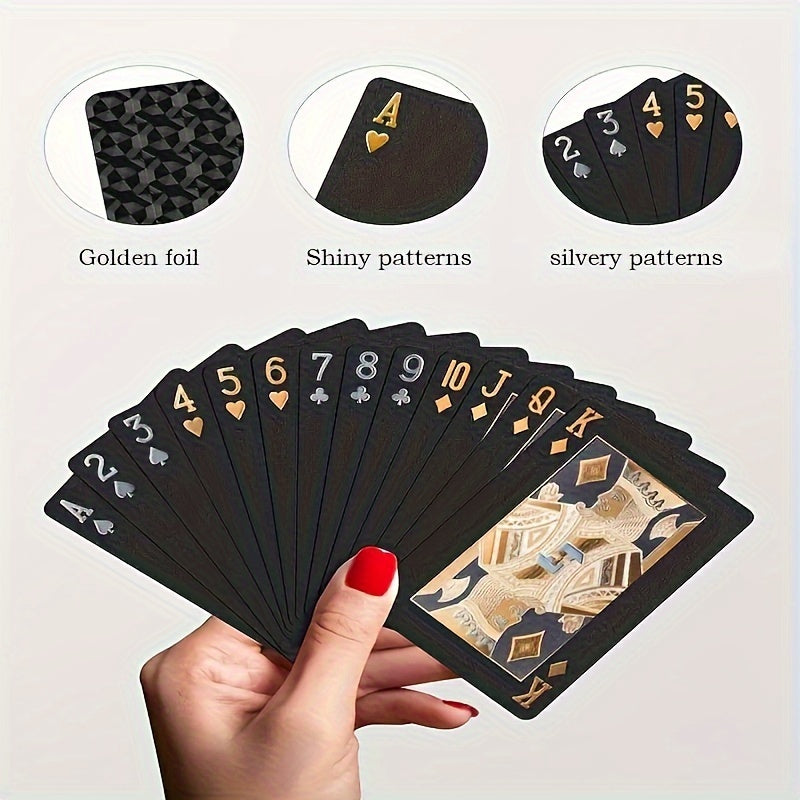 Luxury Black Playing Cards - Waterproof & Flexible with Storage Box - Noctura-State of Style