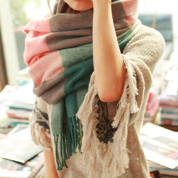 Luxury Cashmere Ladies Scarf - Marlowe-Pink-State of Style