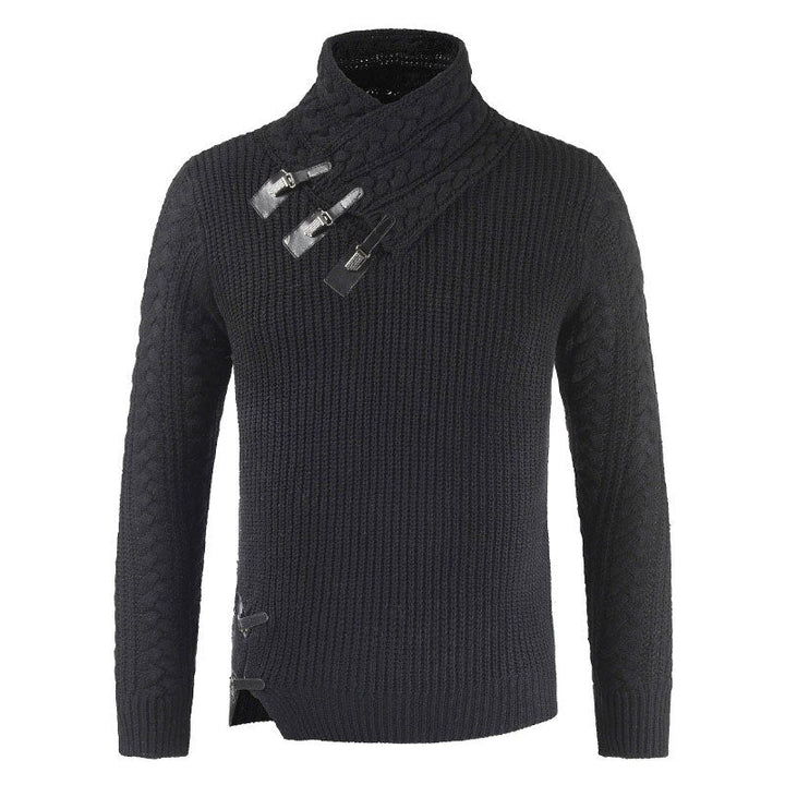 Luxury Cashmere Sweater for Men - Oliver-Black-S-State of Style