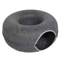 Luxury Cat Bed and Playhouse - WhiskerNest-Black-State of Style