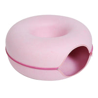 Luxury Cat Bed and Playhouse - WhiskerNest-Pink-State of Style