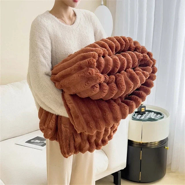 Luxury Comfort Blanket - CozyWrap-Caramel-State of Style