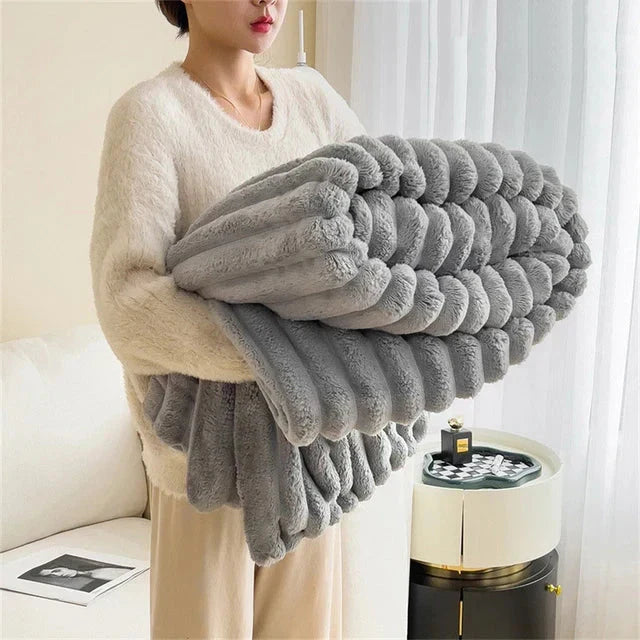 Luxury Comfort Blanket - CozyWrap-Silver Grey-State of Style