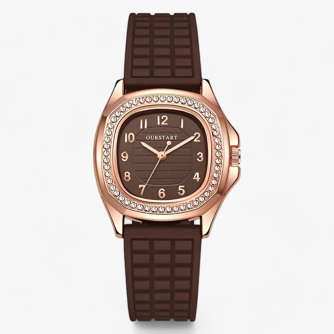 Luxury Diamond Women's Watch - Seraphina-Brown-State of Style