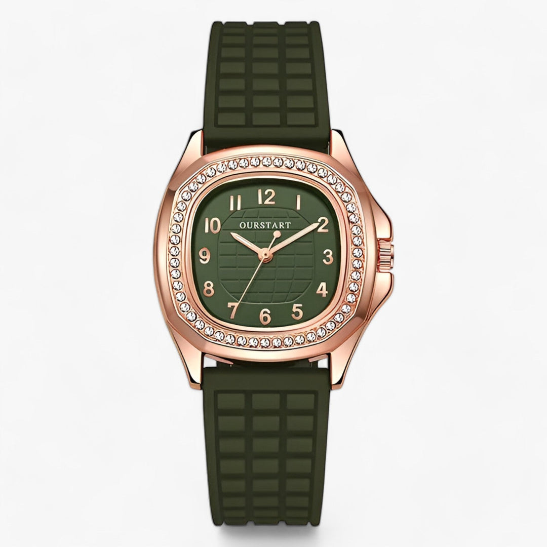 Luxury Diamond Women's Watch - Seraphina-Green-State of Style