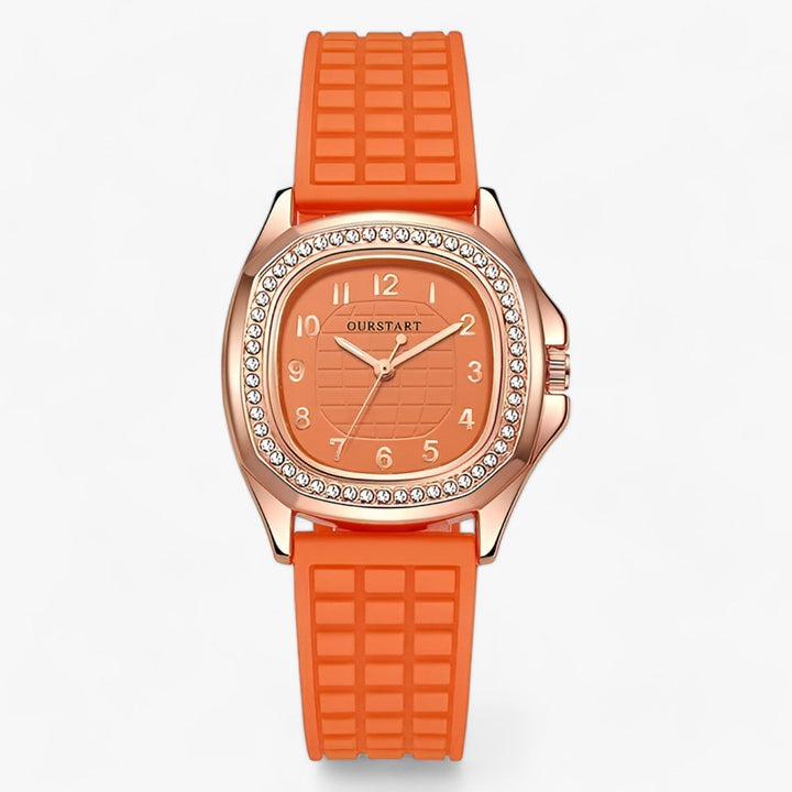 Luxury Diamond Women's Watch - Seraphina-Orange-State of Style