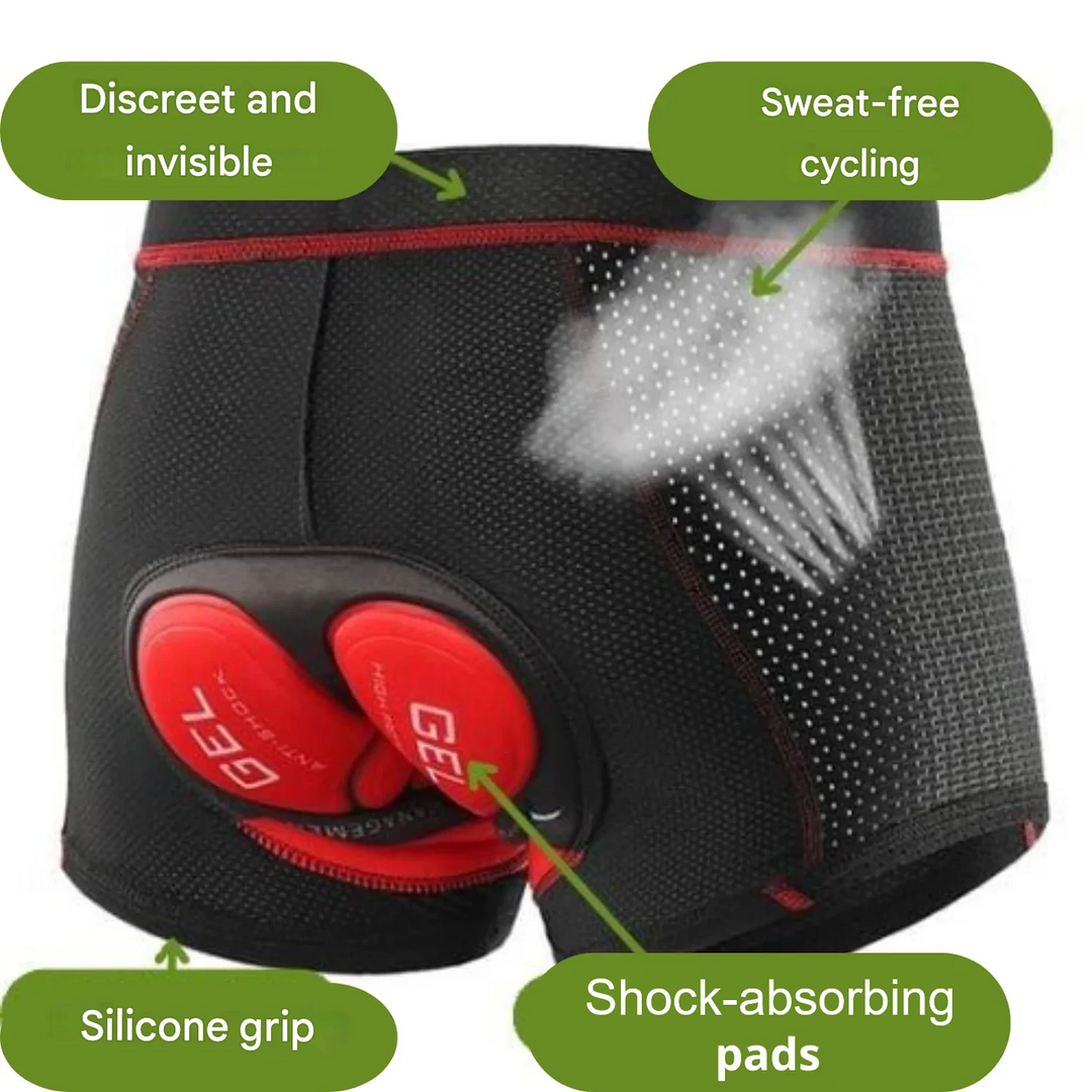 Luxury Ergonomic Cycling Trousers - CloudFit-Red-S-State of Style