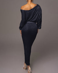 Luxury Evening Dress - Evelina-Silver-S-State of Style