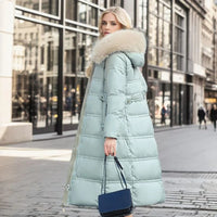 Luxury Faux Fur Winter Coat for Women - Amara-Brown-S-State of Style