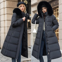 Luxury Faux Fur Winter Coat for Women - Amara-Brown-S-State of Style