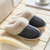 Luxury Faux Suede Women's Slippers - Celine-Dark Grey-AU 5-6-State of Style