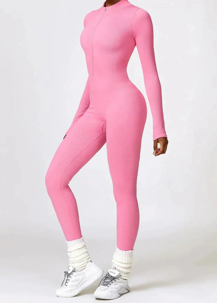 Luxury Full-Body Romper with Long Sleeves - Lisa-Black-XS-State of Style