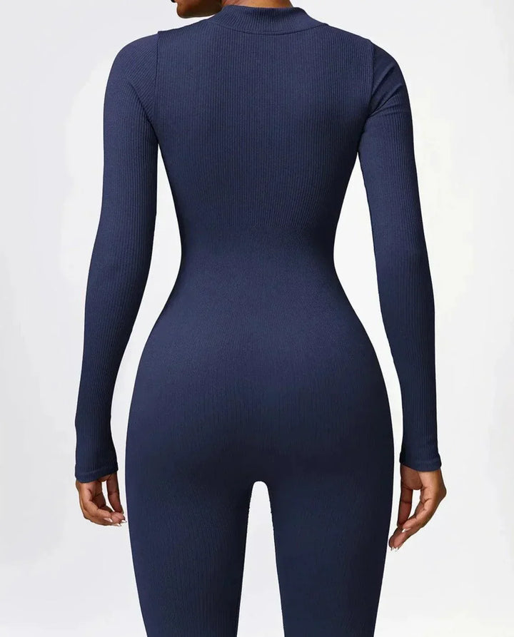 Luxury Full-Body Romper with Long Sleeves - Lisa-Black-XS-State of Style