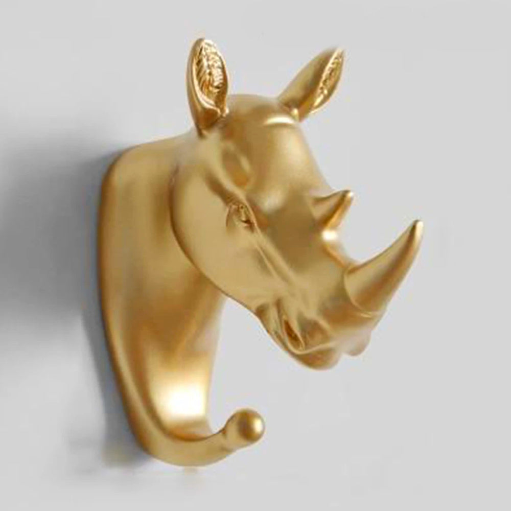 Luxury Gold Animal Storage Hangers - GoldenPaws-Rhinoceros-State of Style