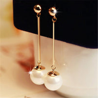 Luxury Hanging Earrings with Pearls - Céline-State of Style