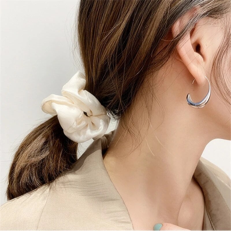 Luxury Hoop Earrings - Celestina-Gold-State of Style