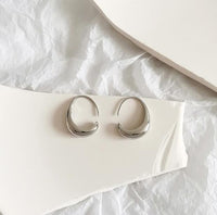 Luxury Hoop Earrings - Celestina-Silver-State of Style