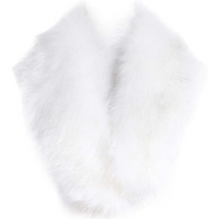 Luxury Imitation Fur Neck Warmer Scarf - Daisy-White-State of Style